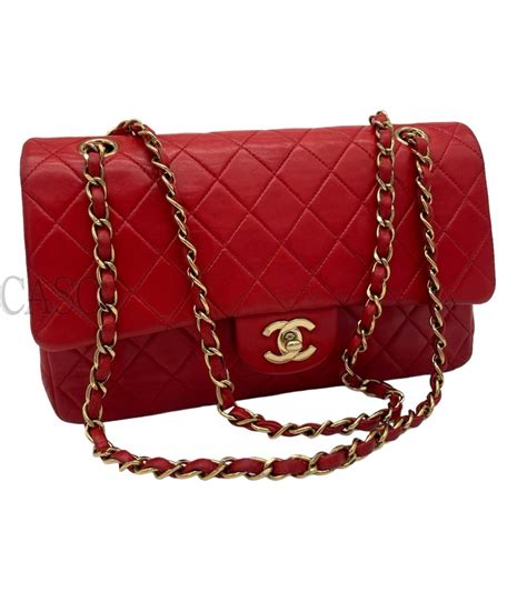 chanel borsa rossa tessuto|moda Chanel borse.